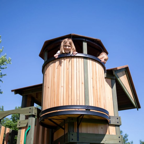 Eagles Nest Elite Wooden Swing Set Eagles Nest Elite Wooden Swing Set